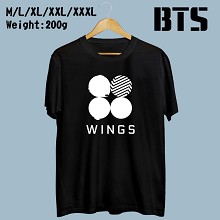 BTS WINGS star cotton t-shirt