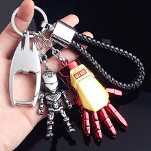 The Avengers Iron Man key chains a set