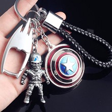 The Avengers Captain America key chains a set