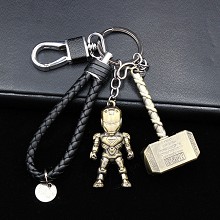 The Avengers Iron Man key chains a set