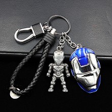 The Avengers Iron Man key chains a set