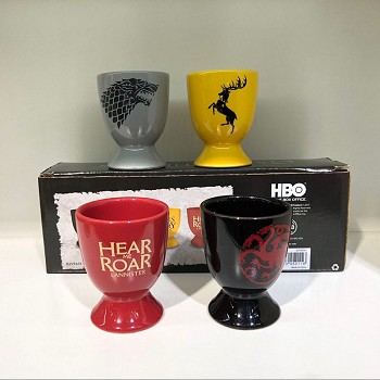 Game of Thrones movie wine glasses cups mugs set(4pcs a set)