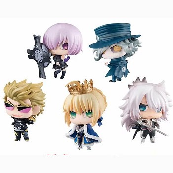 Fate Grand Order anime figures set(5pcs a set)