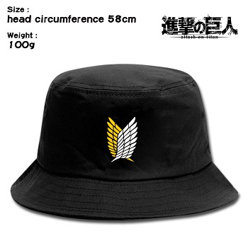 Attack on Titan anime bucket hat cap