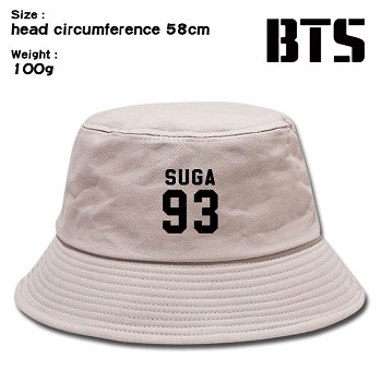 BTS star bucket hat cap