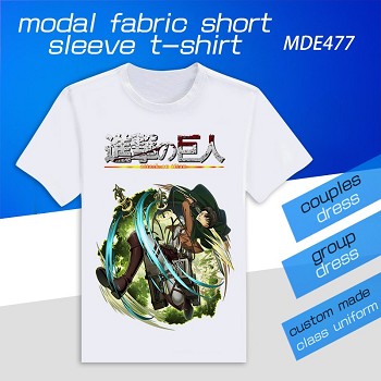 Attack on Titan anime model short sleeve t-shirt