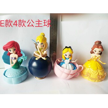 Disney Princess anime figures set(4pcs a set)