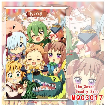The Seven Deadly Sins anime wall scroll