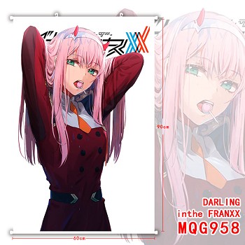 DARLING in the FRANXX anime wall scroll