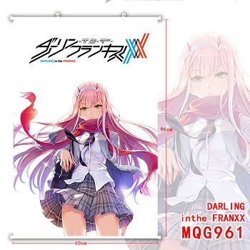 DARLING in the FRANXX anime wall scroll