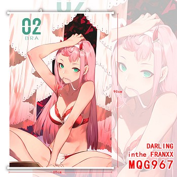 DARLING in the FRANXX anime wall scroll