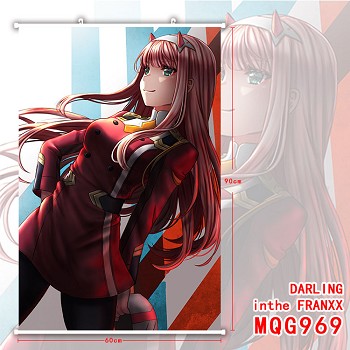 DARLING in the FRANXX anime wall scroll