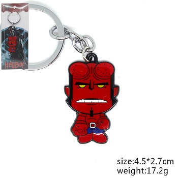 Hellboy anime key chain