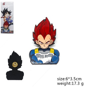 Dragon Ball Vegeta anime brooch pin