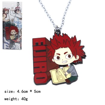 My Hero Academia Kirishima Eijiro anime necklace