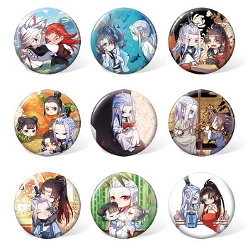 The other anime brooches pins set(9pcs a set)