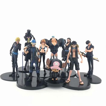 One Piece anime figures set(9pcs a set)(OPP bag)