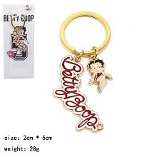 Betty Boop anime key chain