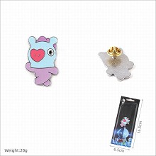 BTS star brooch pin