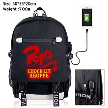 Riverdale USB charging laptop backpack school bag