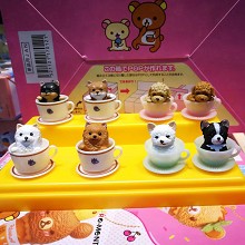 The dogs figures set(8pcs a set)