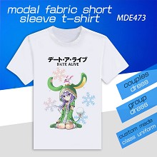 Date A Live anime model short sleeve t-shirt