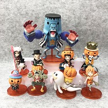 WCF One Piece anime figures set(9pcs a set)