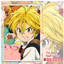 The Seven Deadly Sins anime wall scroll