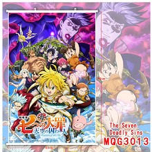 The Seven Deadly Sins anime wall scroll