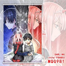 DARLING in the FRANXX anime wall scroll