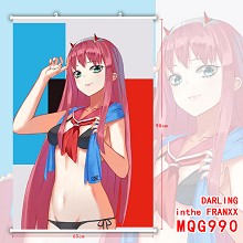 DARLING in the FRANXX anime wall scroll