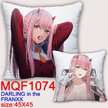 DARLING in the FRANXX anime two-sided pillow