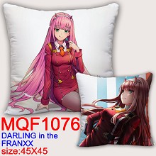 DARLING in the FRANXX anime two-sided pillow