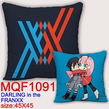 DARLING in the FRANXX anime two-sided pillow