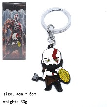 God of War game key chain