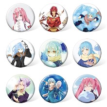 Tensei shitari slime anime brooches pins set(9pcs ...