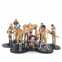 One Piece anime figures set(9pcs a set)(OPP bag)