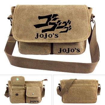 JoJo's Bizarre Adventure canvas satchel shoulder bag