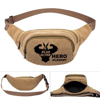 My Hero Academia anime canvas pocket waist pack bag