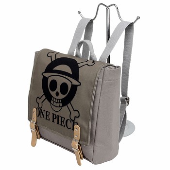 One Piece anime canvas backpack bag