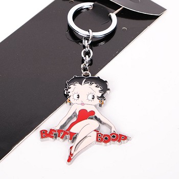 Betty Boop anime key chain