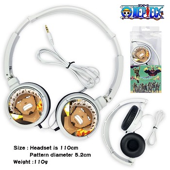 One Piece anime headphone