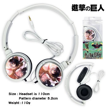 Attack on Titan anime headphone