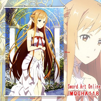 Sword Art Online anime wall scroll