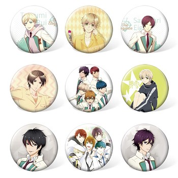 High School Star Musical anime brooches pins set(9pcs a set)