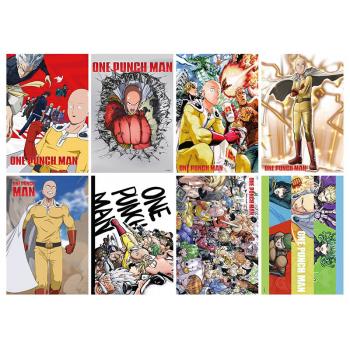 One Punch Man anime posters(8pcs a set)