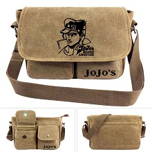 JoJo's Bizarre Adventure canvas satchel shoulder b...