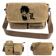 Death Note anime canvas satchel shoulder bag