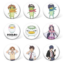 SARAZANMAI anime brooches pins set(9pcs a set)