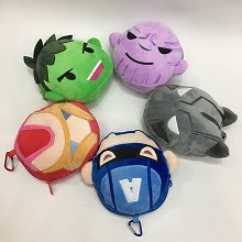 8inches the Avengers plush coin purse wallets set(5pcs a set)